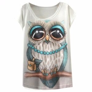 NEW Womens & Girls Animal Print T-Shirt